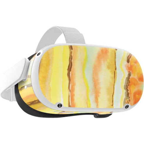 Tuscan Sun Watercolor Geode Oculus Quest 2 Skin